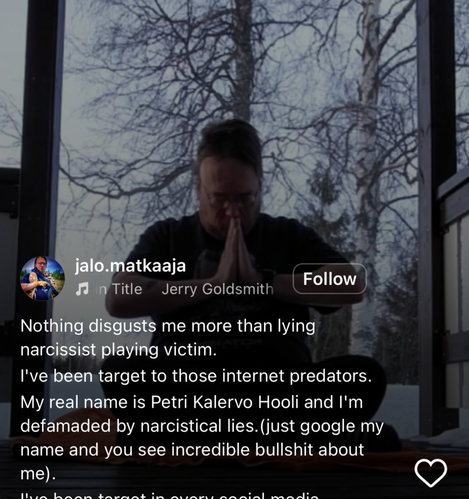 Petri Hooli Petri Kalvero Hooli Jalo Matkaaja